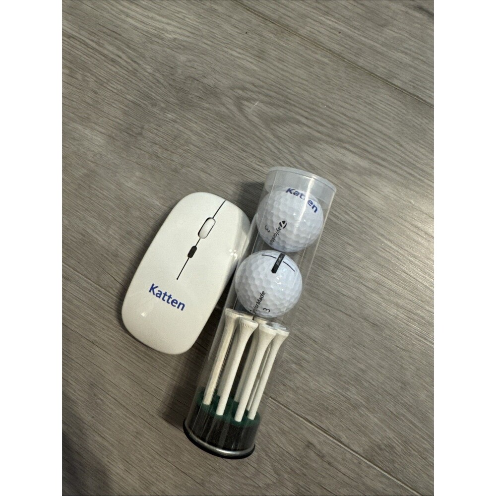 Katten law bluetooth mouse and golf balls
